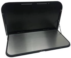 Black Picnic Table LED & USB Port 800mm