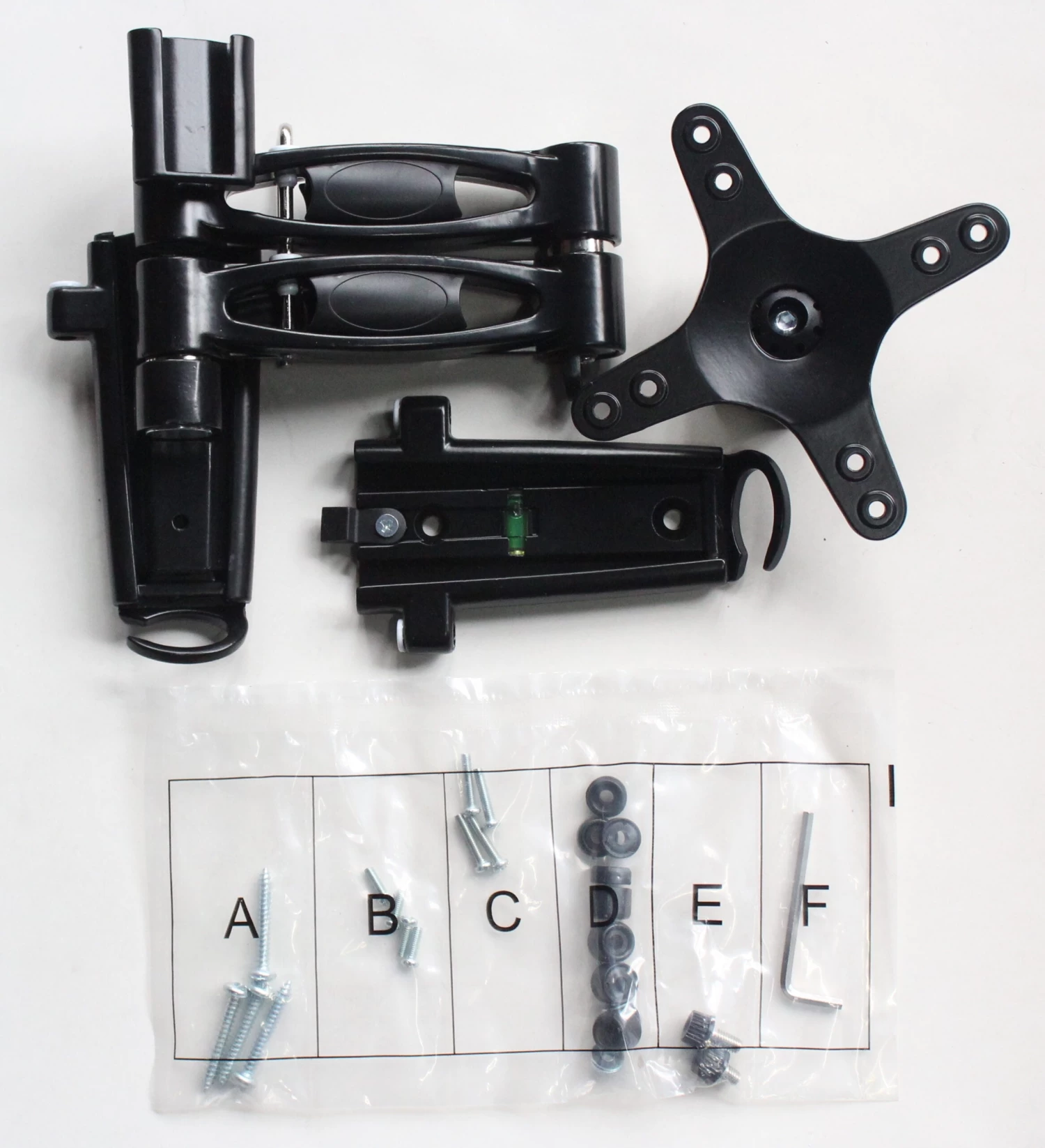 Double Swivel Arm LCD TV Bracket With 2 Mounting Brackets - Image 2