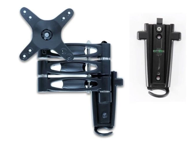 Triple Swivel Arm LCD TV Bracket With 2 Mounting Brackets