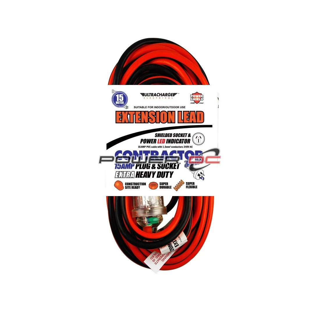 15 AMP Extension Lead 15M