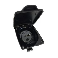 CMS 15AMP Plug Power Inlet Black. JIL15 BK